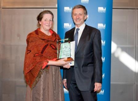 Jenny Davies with Peter Batchelor